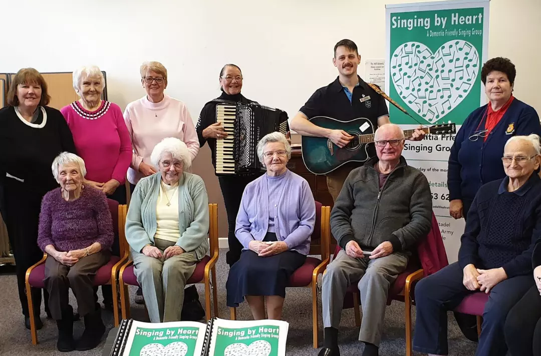 A Salvation Army Singing By Heart group