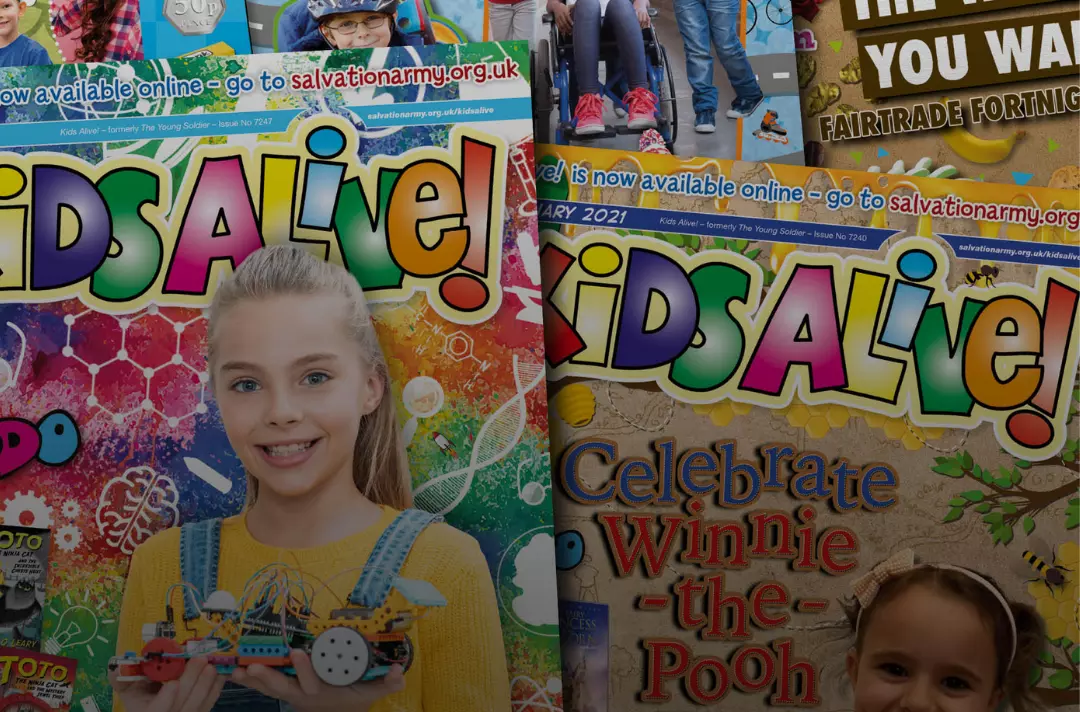 A selection of Kids Alive! covers