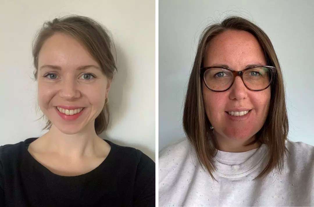 Abi Pitt and Clare Buckby