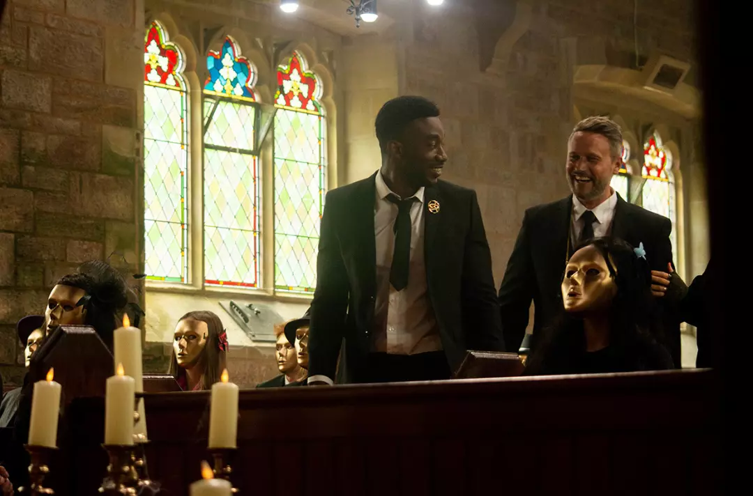 A photo of Amos and Kieran from BBC1's The Traitors