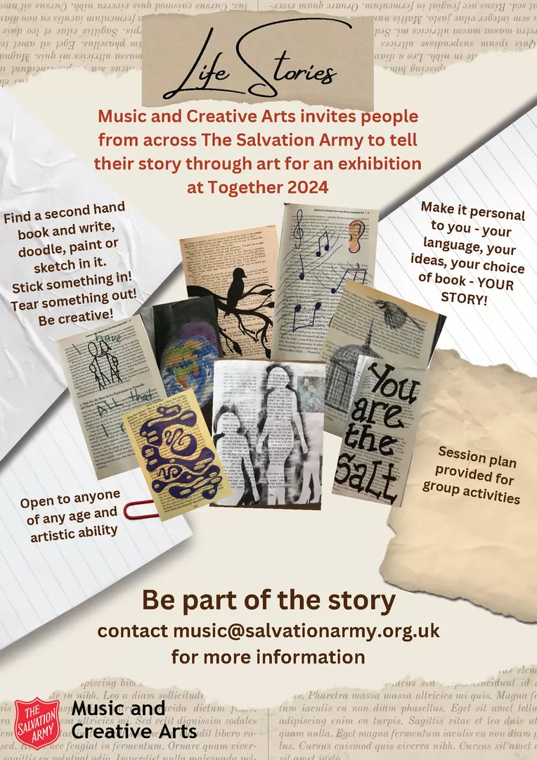 information poster for Life Stories