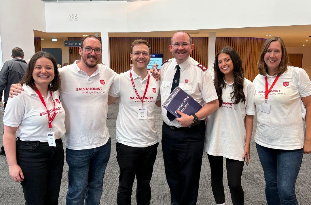 A photo of the Salvationist team at Together 2024