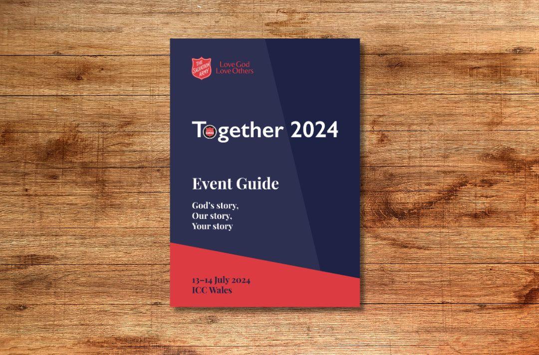 The front cover of the Together 2024 event guide