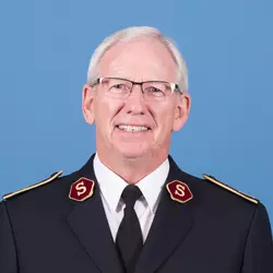 A photo of General Brian Peddle in Salvation Army uniform